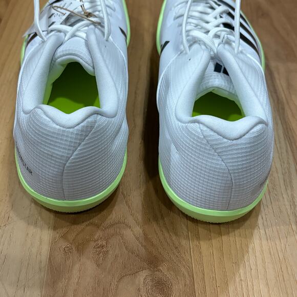 Adidas Throwstar Track Shoes ID7229 Men's Size 10.5 Brand New Green/White - Picture 5 of 8